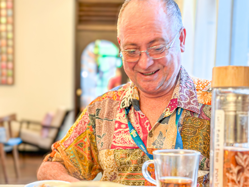authentic Sri Lankan tea tasting during Rustic Taste cultural tales food tour experience