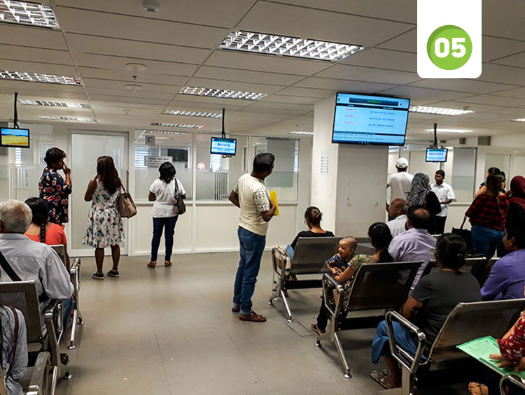 Sri lanka immigration office colombo- no 5 Counter, Extend visa in Sri Lanka