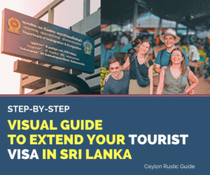 visual guide to extend tourist visa in sri lanka 2025