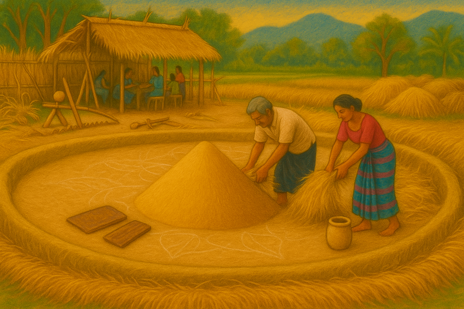 Kamatha, threshing floor